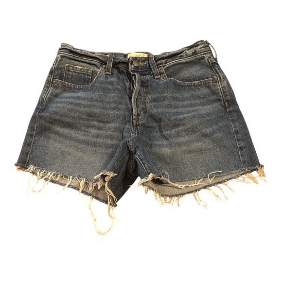 UNIVERSAL THREAD Denim Frayed Hem Women's Shorts - Picture 1 of 4